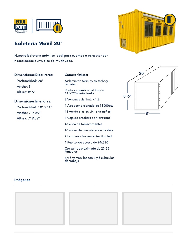 VENTA DE BOLETERÍA 20'
